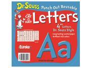 Eureka EU 845034 Dr Seuss Punch Out Deco Letters Blu