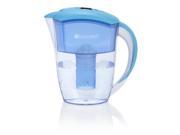 Brondell H10 W H2O plus Water Filtration Pitcher 6 Cup in White