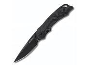 Columbia River Knife Tool 1100 Moxie Black Handle Black Oxide Plain