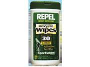 United Industries Spgt 34070 Repel Mosquito Wipes 30 Percent Deet