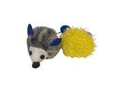 Imperial Cat 01159 Hedgehog and Ball Catnip Toy Duo Cat n Around Toys on Hang Card