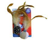 Imperial Cat 01190 Feather Ball Duo Cat n Around Toys on Hang Card