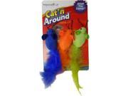 Imperial Cat 01191 Feather Mice Trio Cat n Around Toys on Hang Card