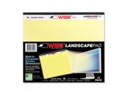 Roaring Spring Paper 74501 Roaring Spring Wide Landscape Canary Writing Pads ROA74501 ROA 74501