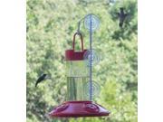 Songbird Essentials SE6002W Dr. JBs 16 oz Hummingbird Feeder All Red with SE077 Hanger