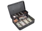 Fireking International FIRCB1210 Locking Cash Box 5 Cmprtmts 11.75 in. x 10 in. x 4 in. Gray
