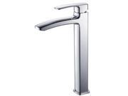 Fresca FFT9162CH Fiora Single Hole Vessel Mount Bathroom Vanity Faucet Chrome
