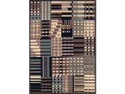 Nourison 18389 Modesto Area Rug Collection Gry 3 ft 11 in. X5 ft 3 in. Rectangle
