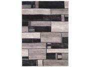 LR Resources LR80913 CLGY810 Adana Charcoal Grey Rectangle 7 ft.9 in. x 9 ft.9 in. Rug