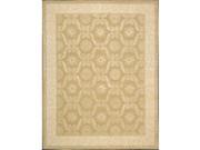 Nourison 2354 Symphony Area Rug Collection Gold 3 ft 6 in. x 5 ft 6 in. Rectangle