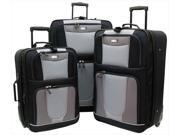 Overland Travelware GB224 3 Carnegie Expandable Luggage Set Piece of 3