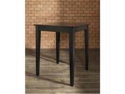 Crosley Furniture KD20002BK Tapered Leg Pub Table in Black Finish.