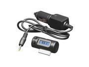 FM Transmitter Charger for iPod iPhone Connection to Vehicle Stereo System Blk