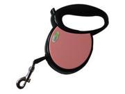 Iconic Pet 15807 Medium Retractable Dog Leash with Side Cover Plates Pink