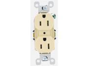 Leviton Ivory Residential Grade Straight Blade Duplex Receptacle R41 5248 I