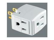 Leviton Plug In Outlet Adapter Single To Triple Tap C22 00692 00W