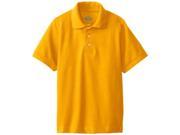 Dickies KS4552GL XL Kids Short Sleeve Pique Polo Shirt Gold Extra Large
