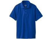 Dickies KS4552RB XL Kids Short Sleeve Pique Polo Shirt Royal Blue Extra Large