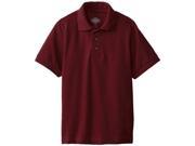 Dickies KS4552BY S Kids Short Sleeve Pique Polo Shirt Burgundy Small