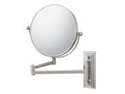 Kimball Young 20875 Classic Double Arm Wall Mirror Brushed Nickel