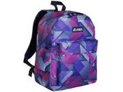 Everest 2045P PUP PK GEO Classic Pattern Backpack Purple Pink