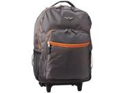 FOX LUGGAGE R01 CHARCOAL 17 in. ROLLING BACKPACK CHARCOAL
