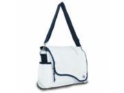 Sailor Bags 321 WB Messenger Bag White with Blue Trim