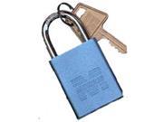 Morris Products 21672 Padlocks Blue Keyed Different Accepts Master Key