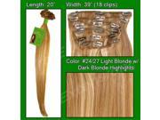 Brybelly Holdings PRST 20 2427 No. 24 27 Light Blonde with Golden Blonde 20 inch