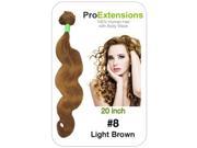 Brybelly Holdings PRBD 20 8 No. 8 Light Brown 20 inch Body Wave