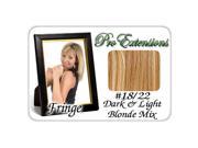 Brybelly Holdings PRFR 1822 No. 18 22 Dark Blonde with Highlights Pro Fringe Clip In Bangs