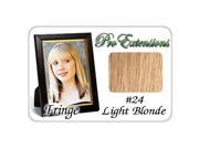Brybelly Holdings PRFR 24 No. 24 Light Blonde Pro Fringe Clip In Bangs