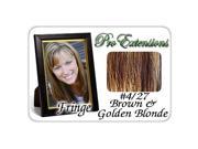 Brybelly Holdings PRFR 427 No. 4 27 Brown with Golden Highlights Pro Fringe Clip In Bangs