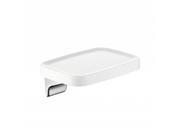 Hansgrohe 42671400 Axor Bouroullec Small Shelf in White Chrome