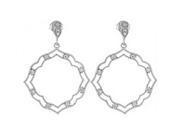 Doma Jewellery DJS02110 Sterling Silver Rhodium Plated Earring with CZ