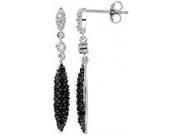 Doma Jewellery DJS01972 Sterling Silver Rhodium Plated Earring with CZ