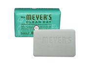 Mrs. Meyers Bar Soap Basil 5.3 oz Case of 12 1417856