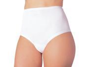Prime Life Fibers L100WHTMDEA Wearever Medium WoMens Cotton Comfort Incontinence Panties in White