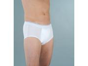 Prime Life Fibers HDM100WHTLG Wearever Large Mens Super Incontinence Briefs in White