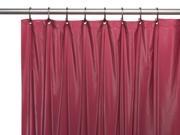 Carnation Home Fashions USC 3 20 3 Gauge Vinyl Shower Curtain Liner Burgundy
