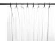 Carnation Home Fashions USC 3 21 3 Gauge Vinyl Shower Curtain Liner White