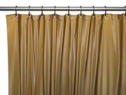 Carnation Home Fashions USC 4 02 4 Gauge Vinyl Shower Curtain Liner Gold
