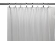 Carnation Home Fashions USC 4 10 4 Gauge Vinyl Shower Curtain Liner Frosty Clear