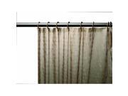 Carnation Home Fashions SCPEVA 3D3 13 Embossed Peva Shower Curtain with Built in Hooks Brown