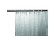 Carnation Home Fashions SCPEVA 3D3 26 Embossed Peva Shower Curtain with Built in Hooks Clear