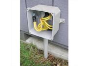 TekSupply LJ2140 PVC Junction Box 12 in x 12 in x 4 in