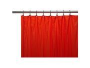 Carnation Home Fashions USC 4 14 4 Gauge Vinyl Shower Curtain Liner Red