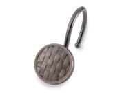 Elegant Home Fashions HK40114 Shower Hooks Woven Oil Rubbed Bronze