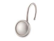 Elegant Home Fashions HK40122 Shower Hooks Rope Brush Nickel