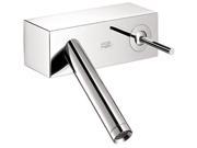 Hansgrohe 10074001 Axor Starck X Wall Mount 1 Handle Bathroom Faucet in Chrome